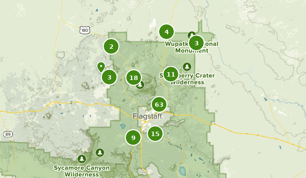 Flagstaff, Arizona Map