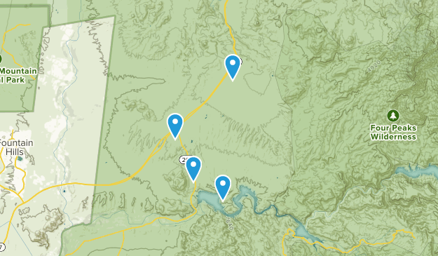 Fort McDowell, Arizona Map