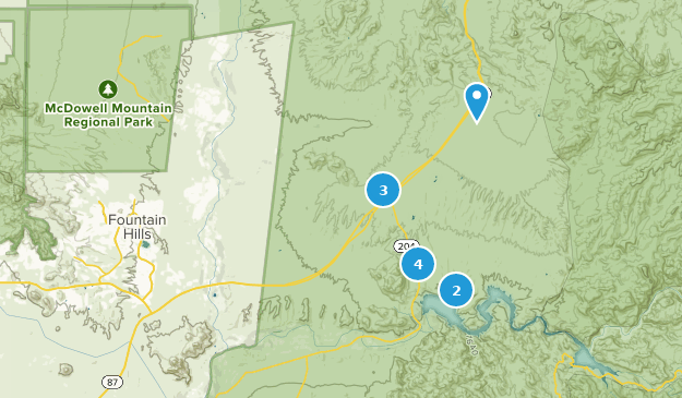 Fort McDowell, Arizona Map