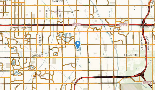 Gilbert, Arizona Map