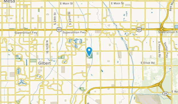Gilbert, Arizona Map