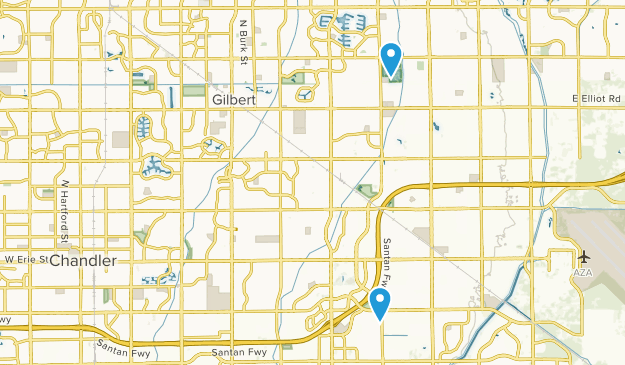Gilbert, Arizona Map