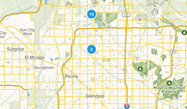 Glendale, Arizona Map