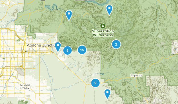 Gold Canyon, Arizona Map