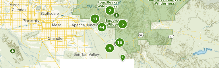 Trails near Gold Canyon, Arizona