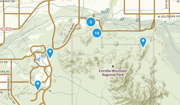 Goodyear, Arizona Map