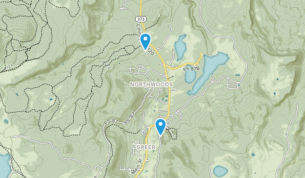 Greer, Arizona Map