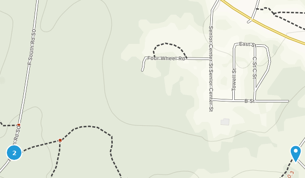 Heber-Overgaard, Arizona Map