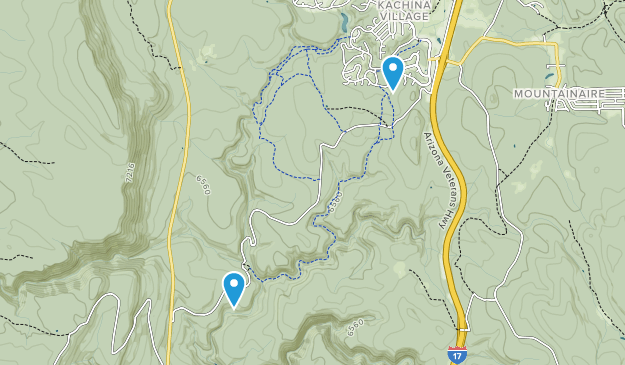 Kachina Village, Arizona Map