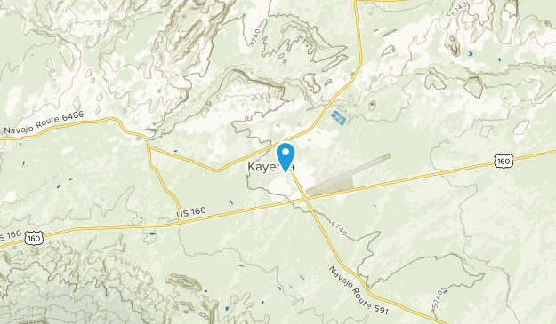 Kayenta, Arizona Map