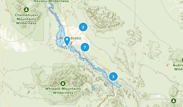 Lake Havasu City, Arizona Map