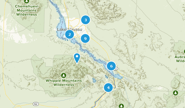 Lake Havasu City, Arizona Map