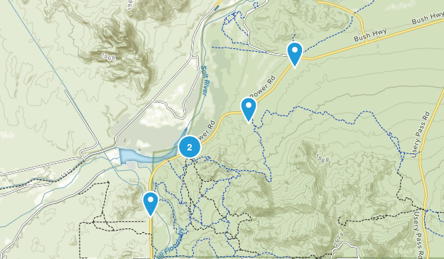 Las Alegres, Arizona Map