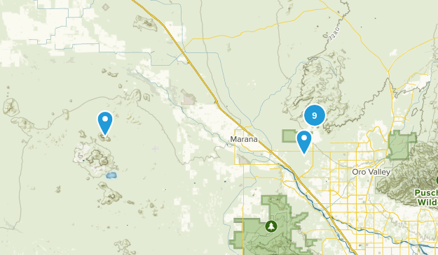Marana, Arizona Map
