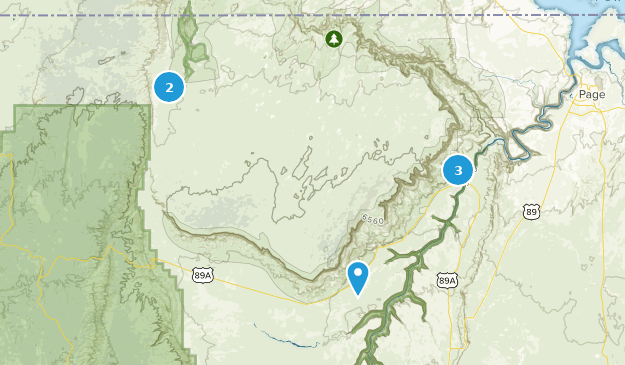 Marble Canyon, Arizona Map