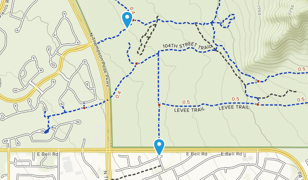 McDowell Mountain Ranch, Arizona Map