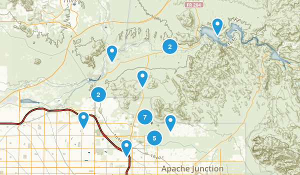 Mesa, Arizona Map
