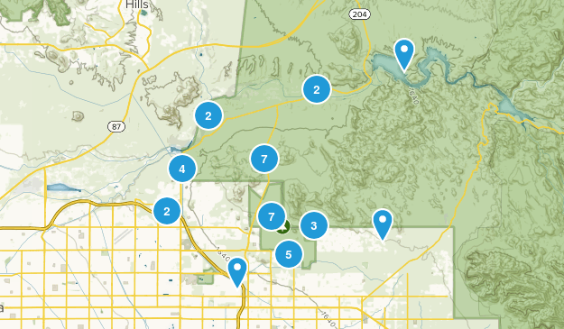 Mesa, Arizona Map