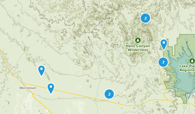 Morristown, Arizona Map