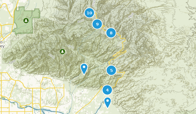 Mount Lemmon, Arizona Map