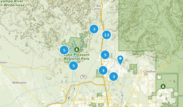 New River, Arizona Map