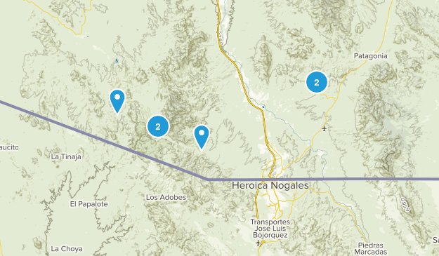 Nogales, Arizona Map
