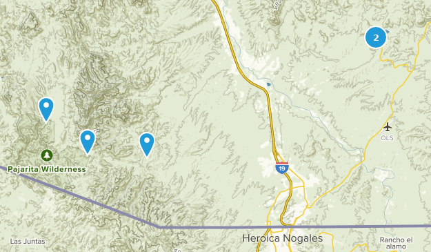 Nogales, Arizona Map