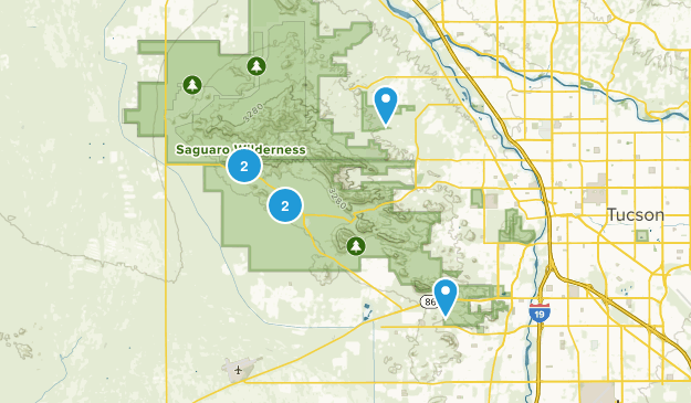 Old Tucson, Arizona Map