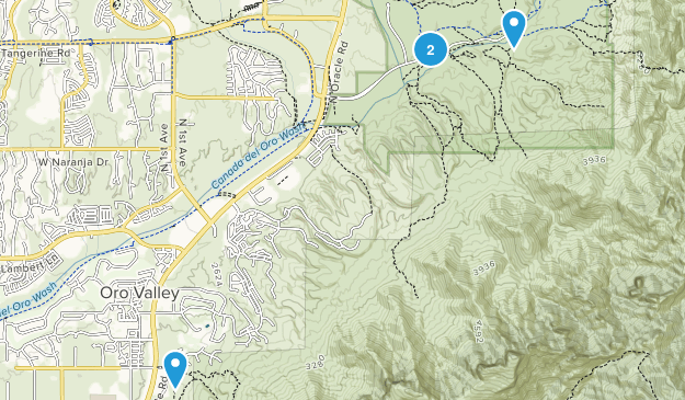Oro Valley, Arizona Map