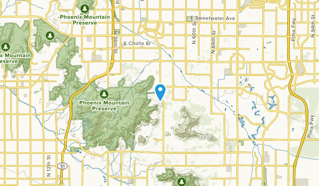 Paradise Valley, Arizona Map
