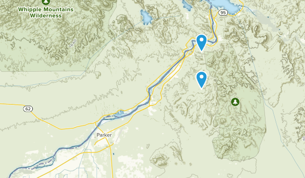 Parker, Arizona Map