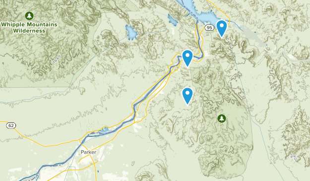 Parker, Arizona Map