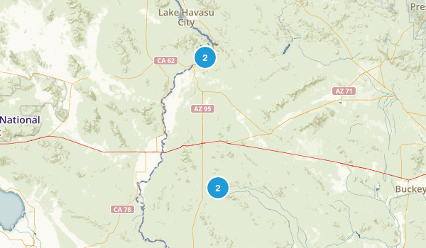 Parker, Arizona Map
