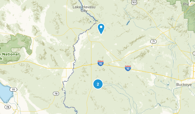 Parker, Arizona Map