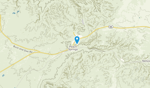 Peach Springs, Arizona Map