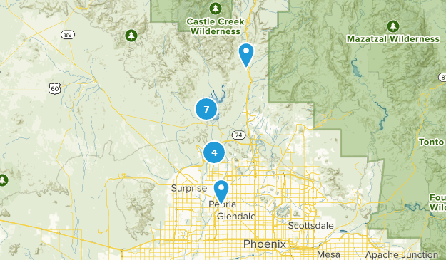 Peoria, Arizona Map