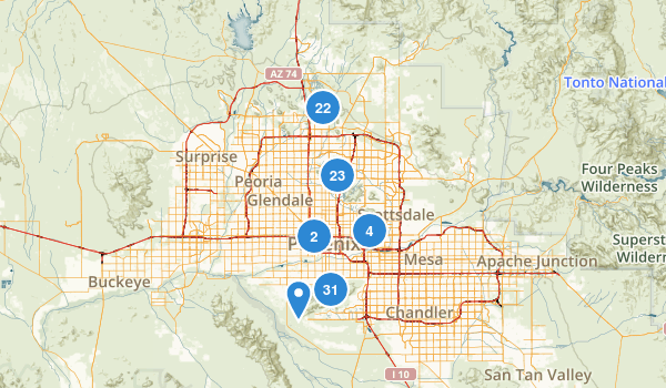 Phoenix, Arizona Map
