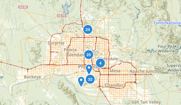 Phoenix, Arizona Map