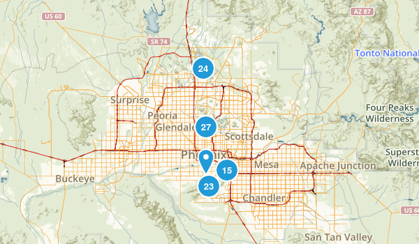 Phoenix, Arizona Map