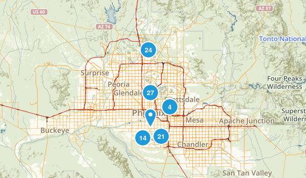 Phoenix, Arizona Map