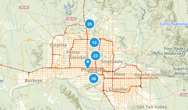 Phoenix, Arizona Map