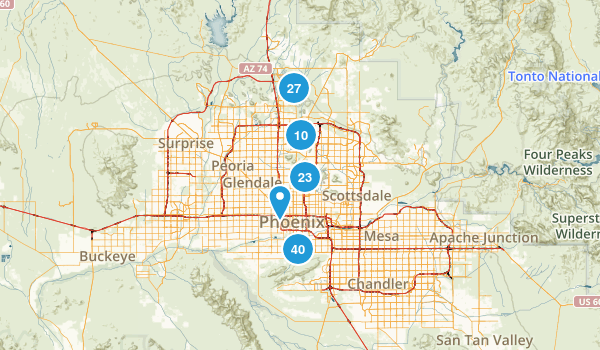 Phoenix, Arizona Map