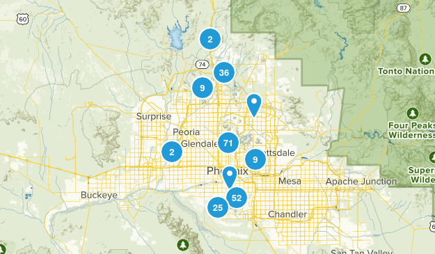 Phoenix, Arizona Map