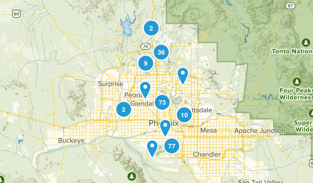 Phoenix, Arizona Map