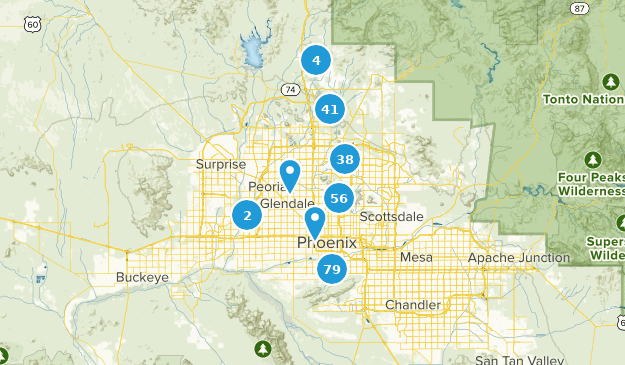 Phoenix, Arizona Map