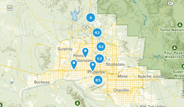 Phoenix, Arizona Map