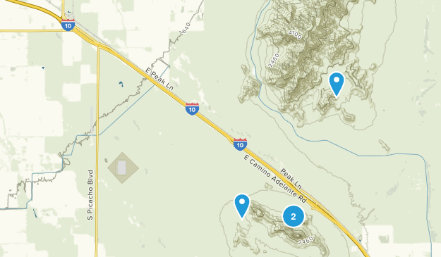 Picacho, Arizona Map