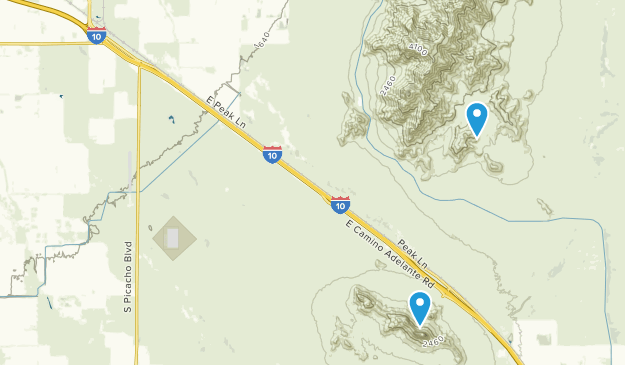 Picacho, Arizona Map