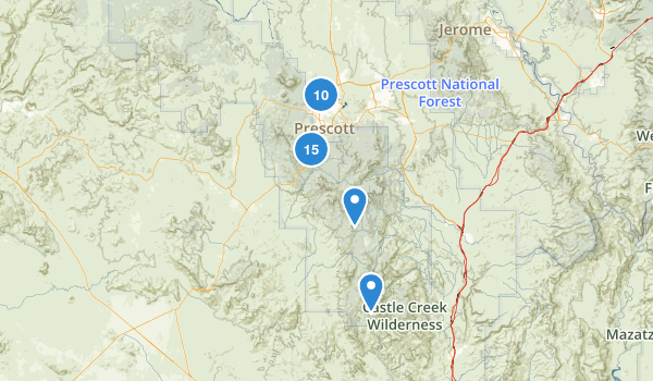 Prescott, Arizona Map