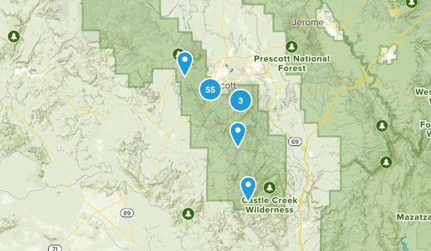Prescott, Arizona Map